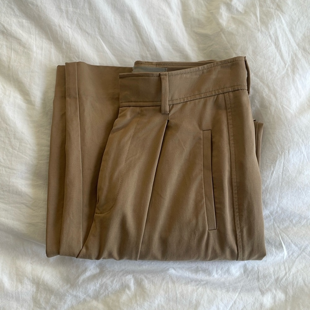 COPY - Everlane The Way-High Drape Pant Brown size 00 Petite**